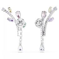 Foto de Pendientes Ariana Grande x Swarovski Tallas mixtas, Multicolores, Baño de rodio