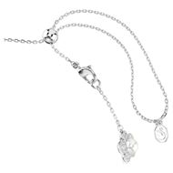 Foto de Gargantilla Ariana Grande x Swarovski Perla de cristal, Talla redonda, Blanca, Baño de rodio