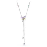 Foto de Collar en Y Ariana Grande x Swarovski Tallas mixtas, Libélula, Multicolor, Baño de rodio