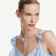 Foto de Collar en Y Ariana Grande x Swarovski Tallas mixtas, Libélula, Multicolor, Baño de rodio