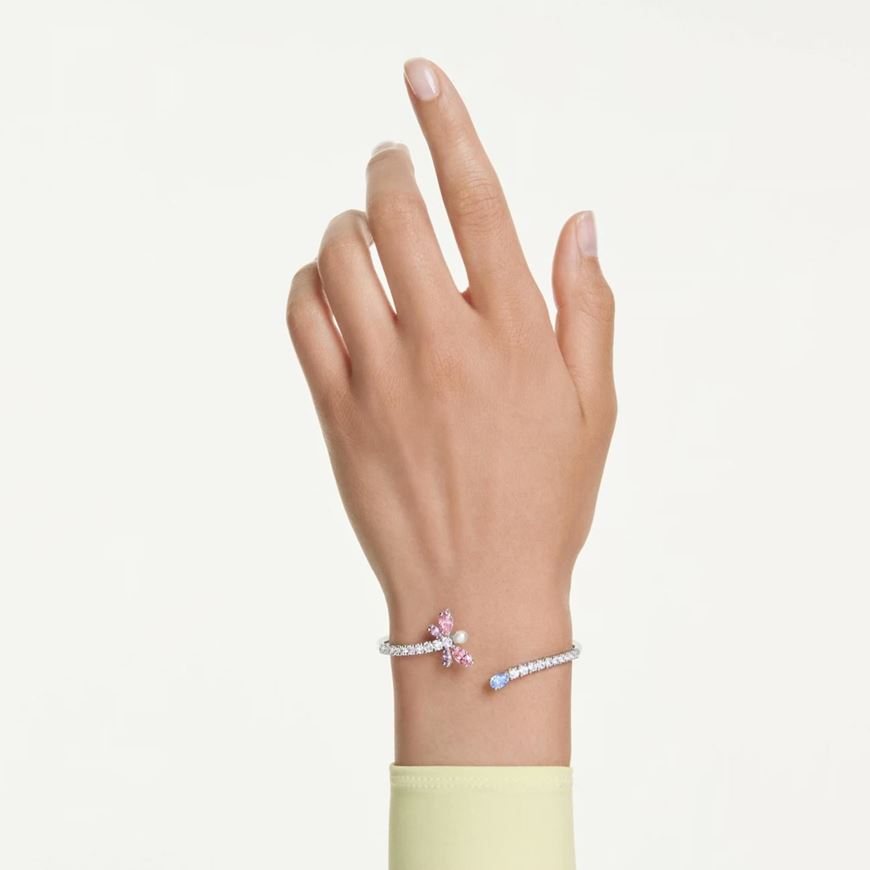 Foto de Brazalete Ariana Grande x Swarovski Tallas mixtas, Libélula, Multicolor, Baño de rodio M