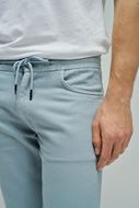 Foto de Pantalón Jogger en Lino azul