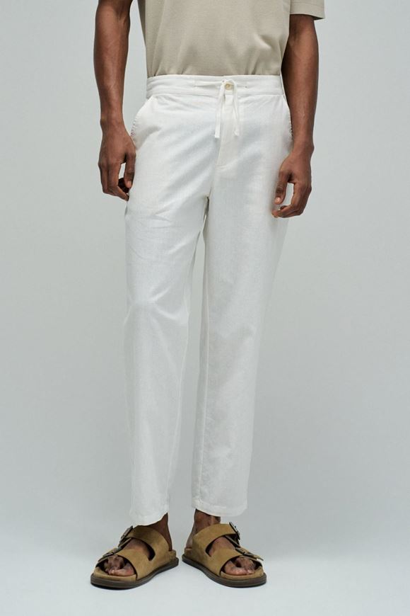 Foto de Pantalón jogger Lino light pearl