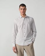 Foto de Camisa sport estampado hojita caqui teja