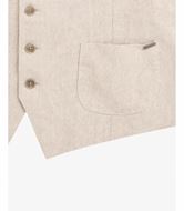 Foto de Chaleco vestir lino 100% beige