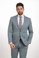 Foto de Traje extra slim fit verde agua