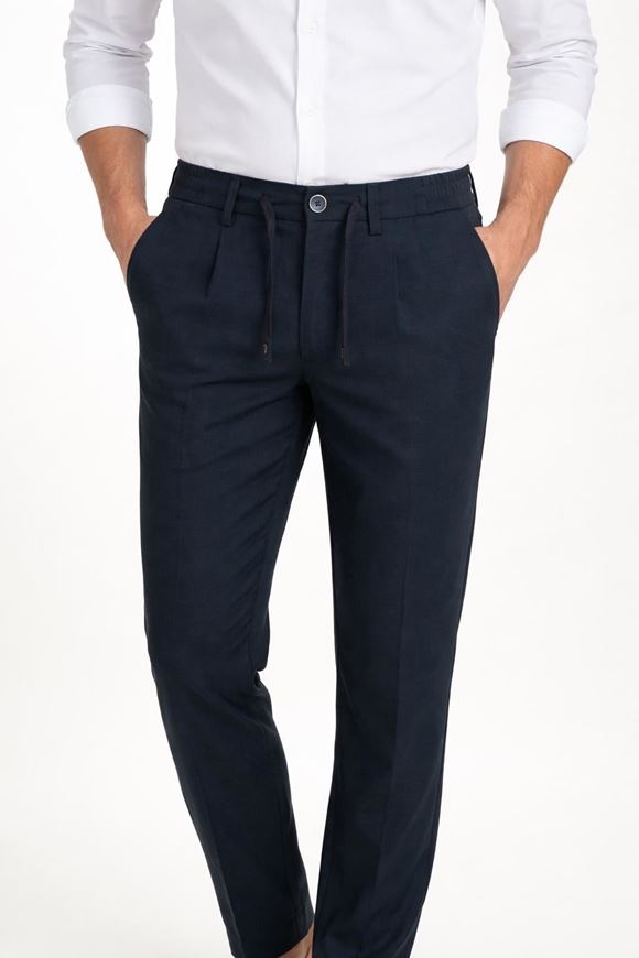 Foto de Pantalón cintura elástica azul marino