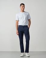 Foto de Pantalón sport extra slim en twill de algodón elástico color azul marino
