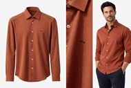 Foto de Camisa Fly microestructura Teja