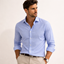 Foto de Camisa regular fit micro vichy azul