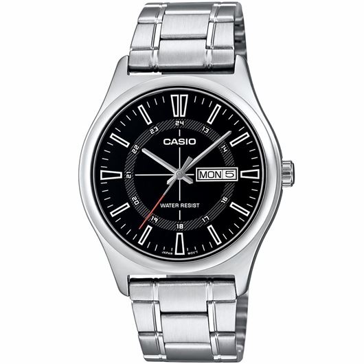 Foto de Reloj hombre color plata con esfera blanca 39mm