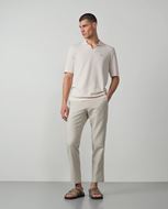 Foto de Polo de punto manga corta color marfil