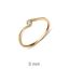 Foto de Anillo oro amarillo 18kt con circonita