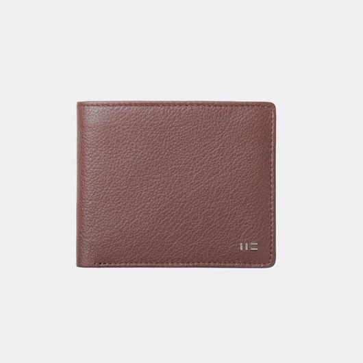 Foto de Cartera La Palma en piel de vacuno marrón y teja