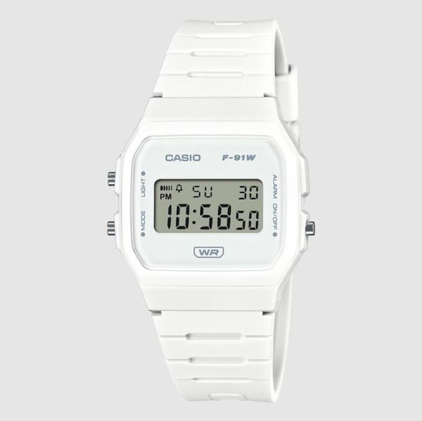 Foto de Reloj retro Casio digital resina blanco