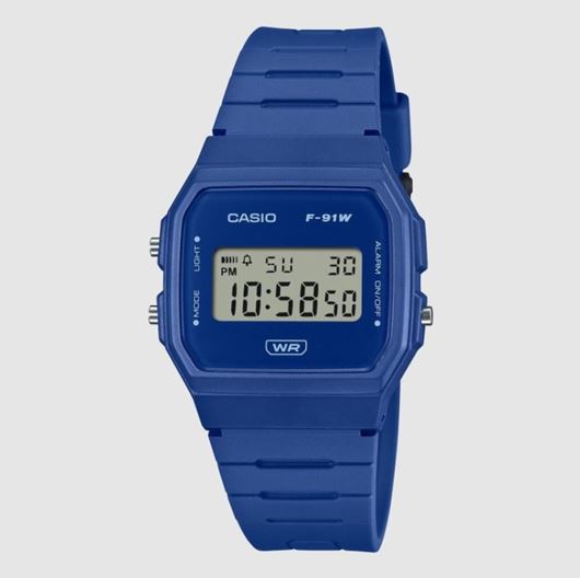 Picture of Reloj unisex retro Casio digital resina azul intenso