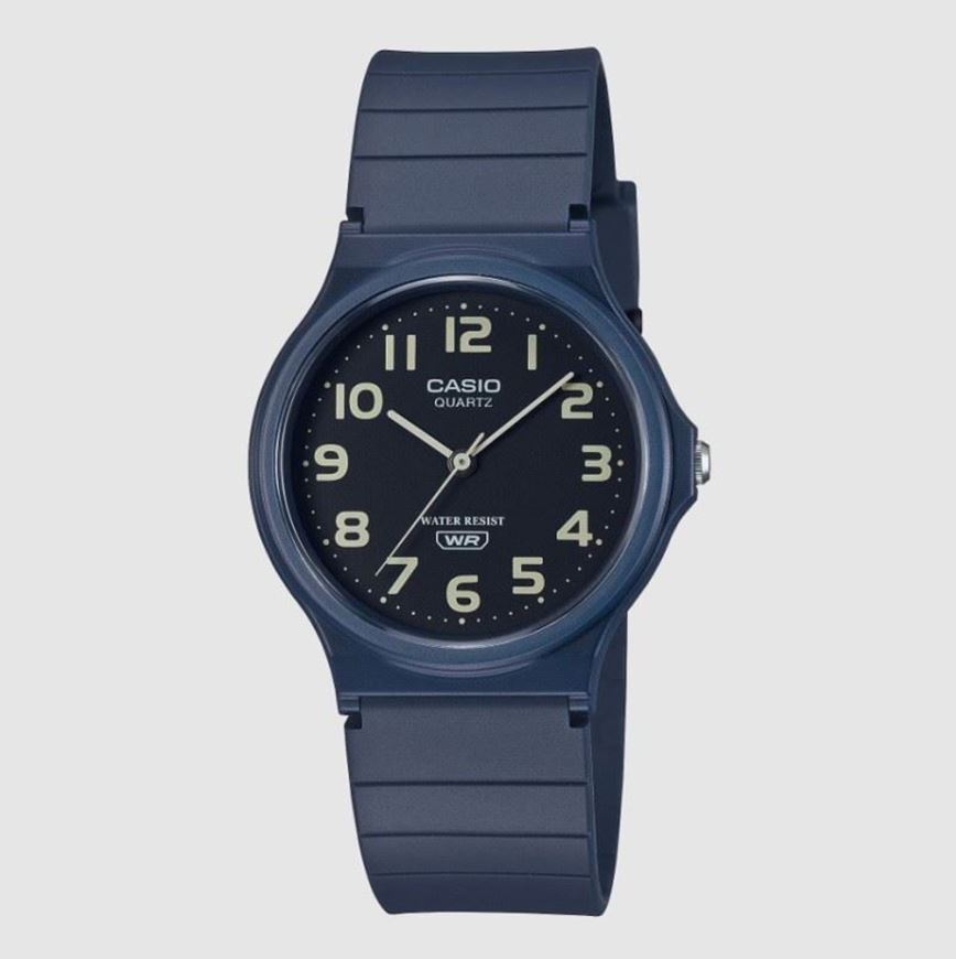 Foto de Reloj unisex Casio analogico resina azul marino