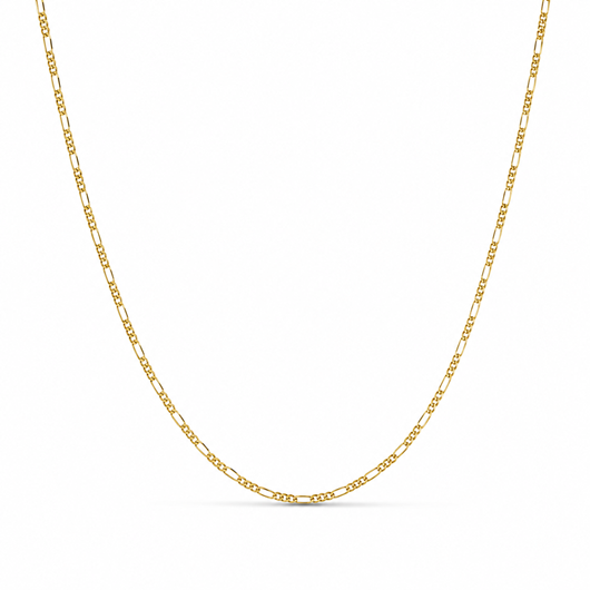 Foto de Cadena bilbao de oro amarillo 18kt. 60cm, eslabón 3x1 grosor 2,3mm