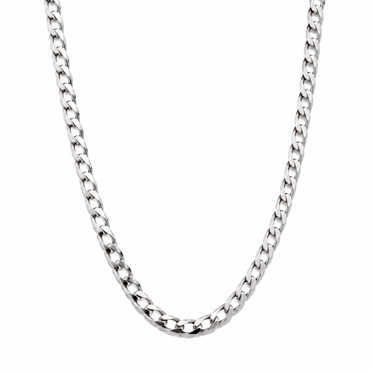 Foto de Cadena de oro blanco 18kt, 60cm lontitud