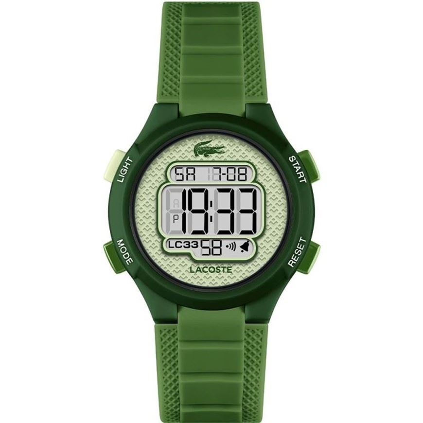 Foto de Reloj digital LC33 de silicona verde