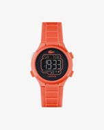 Foto de Reloj digital LC33 de silicona naranja y negro