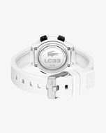Foto de Reloj digital LC33 de silicona blanco y verde