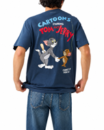Foto de Camiseta Tom and Jerry Cartoon blue
