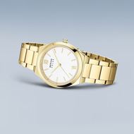 Foto de Reloj Solar acero baño oro pulido 32mm