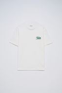 Foto de Camiseta con logo bordado blanca