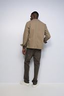 Foto de Pantalones Regular Fit S-Activ cierre abotonado marrón lavado