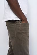 Foto de Pantalones Regular Fit S-Activ cierre abotonado marrón lavado