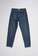 Foto de Pantalones vaqueros Relaxed Fit cierre cremallera y botón azul 