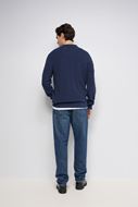 Picture of Jersey de punto cuello en V marino