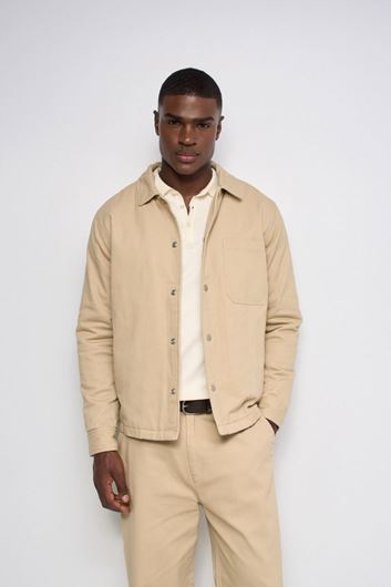 Picture of Cazadora vaquera con acolchado interior beige