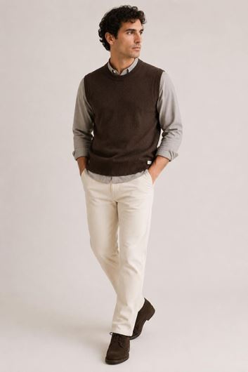 Foto de Pantalon de pana color crema