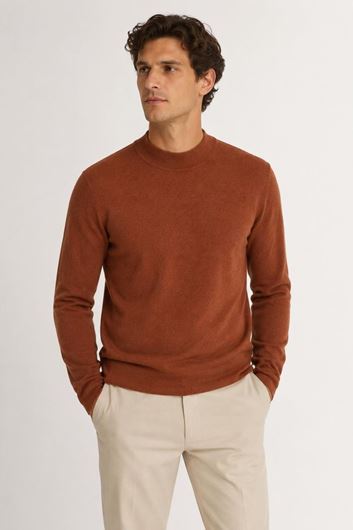 Foto de Jersey cuello perkins color canela
