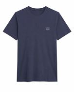 Picture of Camiseta con logo en relieve azul marino