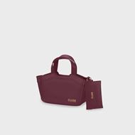 Foto de Bolso tote micro, color cereza oscuro