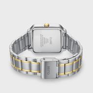 Foto de Reloj multifunción Gracieuse de acero, plata y dos tonos