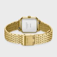Foto de Reloj Gracieuse Petite de acero, blanco, color dorado