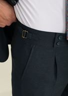Foto de Traje Slim Fit tejido textura verde bosque