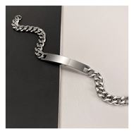 Foto de Pulsera acero con placa 6mm