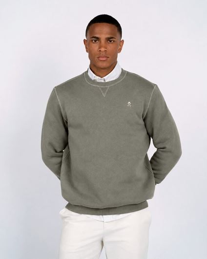 Foto de Sudadera crew-neck Icon verde musgo