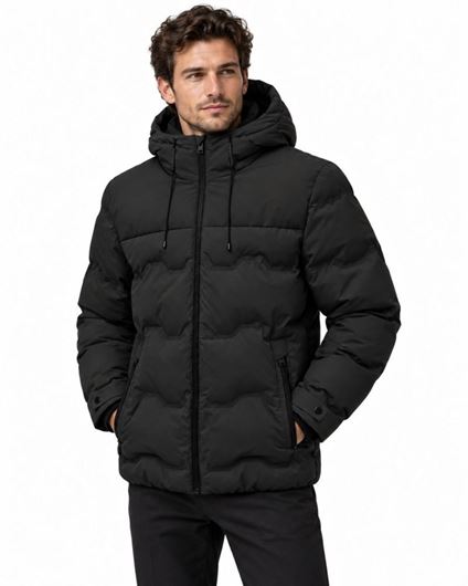 Foto de Chaqueta acolchada water-repelent en negro