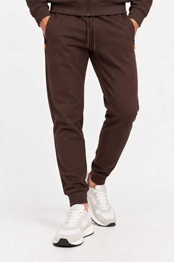 Foto de Pantalón jogger en punto marron chocolate