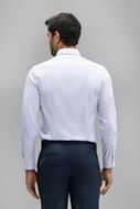 Picture of Camisa de vestir Slim Fit water repellent milrayas blanco/azul