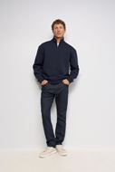Foto de Jersey cuello zipper azul marino