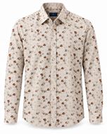 Foto de Camisa algodón estampado hojas 