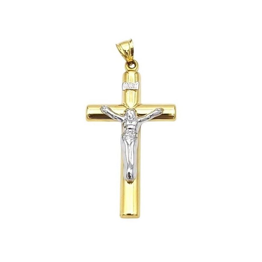 Foto de Cruz bicolor cristo 2,90gr