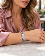 Foto de Pulsera Bering Arctic Sailing plateada 18cm